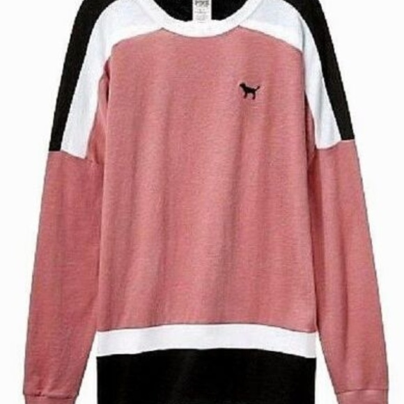 PINK Victoria's Secret Tops - VS PINK Varsity Crew Pullover